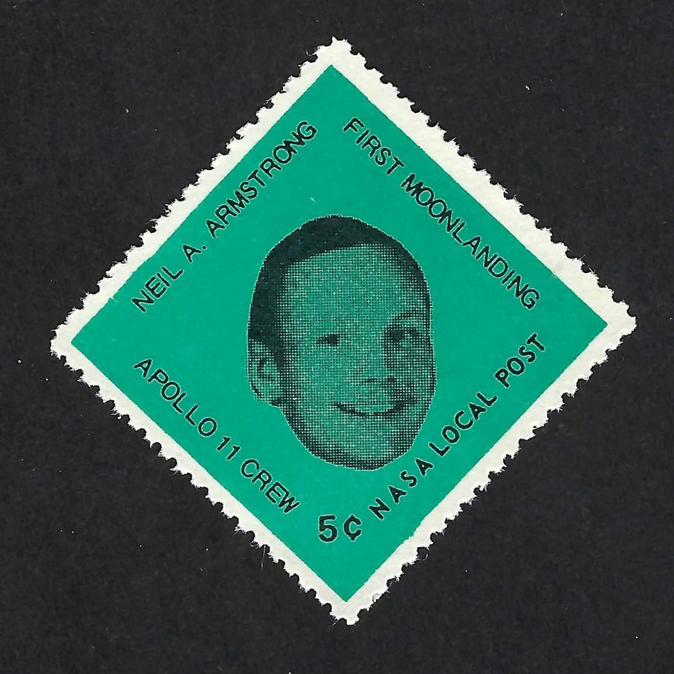 NASA Local Post Stamp - Honoring The Apollo 11 Crew - Neil Armstrong - Image 1 of 1