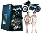 VINTAGE HASBRO 1964 GIJOE Foot Locker Huge Lot Accessories 2 Figures Motorcycle