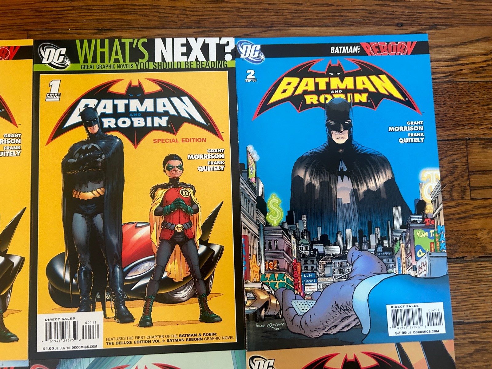 BATMAN AND ROBIN 1 2 3 4 5 LOT Grant Morrison Frank Quitely All Star Superman 5