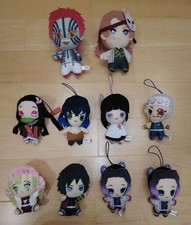 Demon Slayer 10pc Plush Doll Set Giyu Shinobu Akaza Tanjiro Nezuko Figures