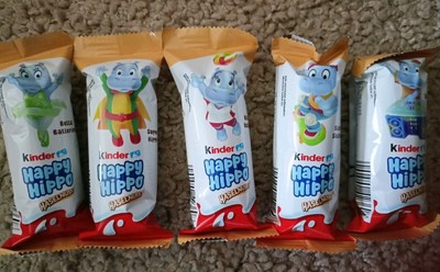 85 Kinder Happy Hippo Haselnuss - Ferrero Schokoriegel, MHD  10-2025