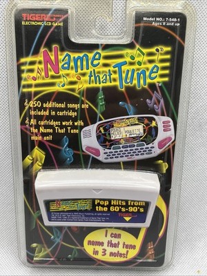 VTG Name that Tune Handheld Cartridge Tiger Electronic Pop Hits 60s-90s New