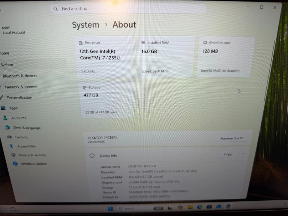 Lenovo ThinkPad E15 G4 · i7-1255U · 16GB · 512GB, photo 2 of 5