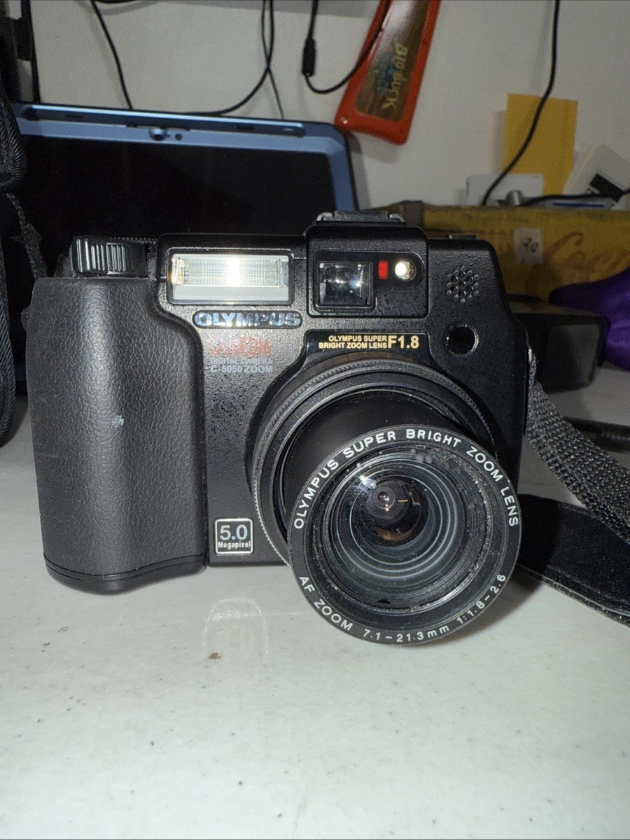 Olympus CAMEDIA C-5050 Zoom 5.0MP Digital Camera - Black for sale