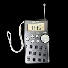 Radio Shack Digital Pocket Radio Portable AM/FM 12-587 See Description