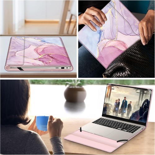 Funda de mármol FINTIE Dreamy para modelos Samsung Galaxy Book4/5 Pro/Ultra/360 de 16" - Imagen 7 de 7