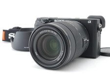 "N MINT" Sony a6400 24.2MP Black Digital Camera 35 Language w/ 18-135mm OSS Lens