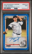 Topps 2020 Bowman Chrome Sapphire Auto Rookie Tarik Skubal #BSPA-TS PSA 9 Tigers