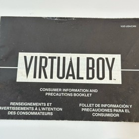Galactic Pinball Nintendo Virtual Boy Game Cartridge w/ Golf Instruction Manual