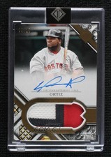 2025 Topps Transcendent Collection Card 9/25 David Ortiz Patch Auto HOF 11o2