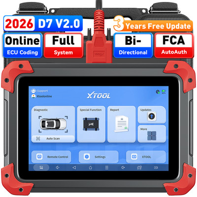 XTOOL D7 V2.0 KFZ OBD2 Diagnosegerät Scanner ALLE System ECU Codierung Deutsch