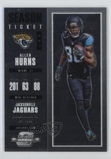 2017 Panini Contenders Optic Season Ticket Allen Hurns #20 5yd
