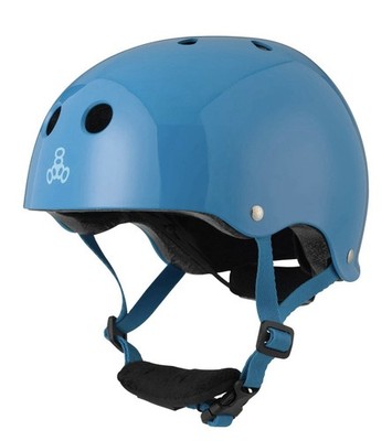 Triple Eight Helmet Youth Lil 8 Glossy Blue YOUTH 18 -20.5 