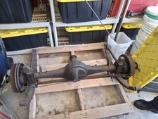 1964 Austin Healey 3000 Rear End Axle Differential Leaf Springs & Brake Assembly