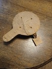 Vintage Handmade Wood Pecking Chicken  Carved Paddle Toy, Rare Folk Art — photo 4