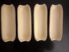 Pfaltzgraff Stoneware Corn Dishes Set of 4 Rustic Farmhouse Vintage Made in USA