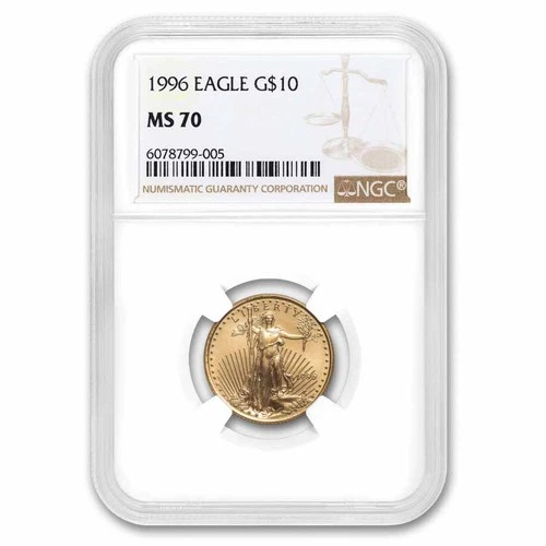 1996 1/4 oz American Gold Eagle MS-70 NGC