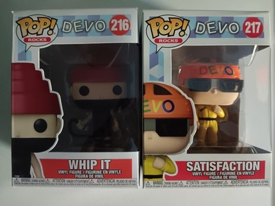 DEVO Funko Pop Set - Whip It #216 & Satisfaction #217