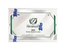 2025 TOPPS TRIUMPHANT TENNIS HOBBY BOX - QTY