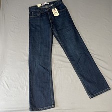 Levi's 505 Boys Youth 14 Reg Dark Wash Jeans 27 x 29 New With Tags