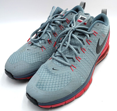Nike Air Max Tri 180 Size 15 Training Shoe Grey Red Grip Sole *GREAT CONDITION*