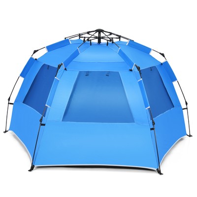 Patiojoy Pop Up Beach Tent Automatic Sun Shelter Lightweight Beach Canopy