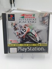 Thumbnail of ebay&reg; auction 267565884246 | PlayStation 1  PSX  PS1  Castrol Honda Superbike Racing OVP inkl. Anleitung
