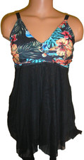 Womens Plus Tankini Top  Bikini Brief Swimsuit Set, Size 2XL NEW NWOT