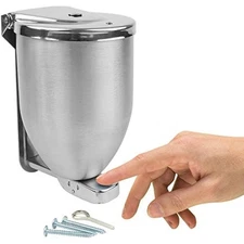 Powder-Soap Dispenser - 32 Ounce Stainless Steel Bathroom Soap Dispens