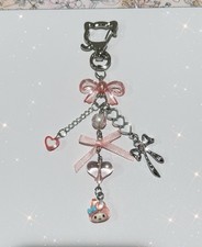 Sanrio Phone Charm Strap Keychain Bag Charm Handmade Hello Kitty My Melody
