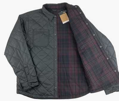 #ad NEW THE NORTH FACE FORT POINT FLANNEL JACKET Mens XL Insulated Black Reversible $89.99