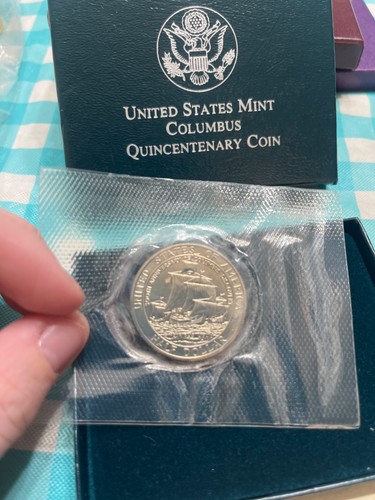USA Christopher Columbus quincentenery half dollar 1992-S proof - Picture 3 of 5