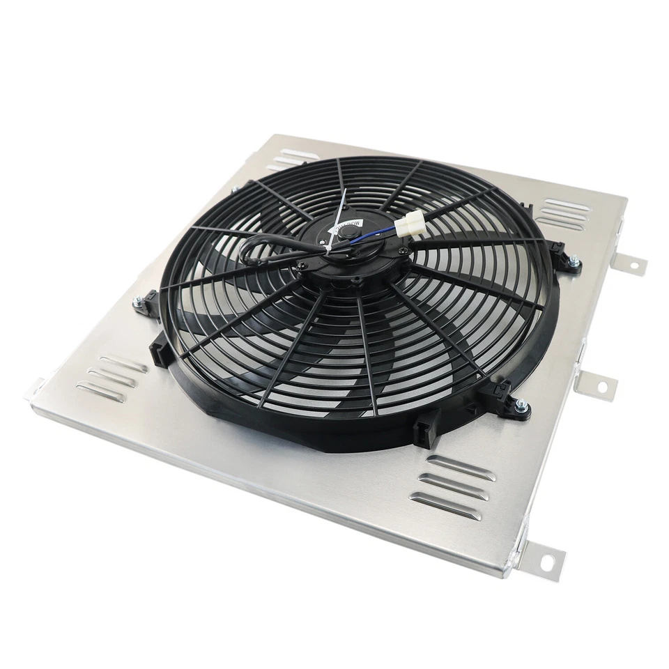 Ventilador de radiador elétrico + cobertura + relé para 47-54 Chevy Truck 3100 3600 3700 3.5L L6 - Imagem 4 de 4