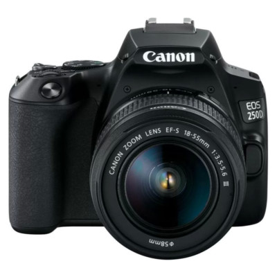 CANON EOS 250 D 24.1MP KIT MIT EF-S 18-55MM III, NEUWARE