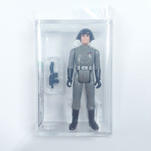 FIGURA DE COLECCIÓN STAR WARS 1977 DEATH STAR SQUAD COMMANDER AFA 75+ CASI NUEVA CLASIFICADA - Imagen 6 de 12
