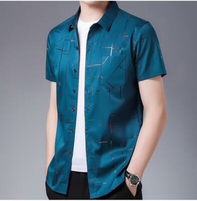 Men's Dress Shirts Formal Business Short Sleeves Slim Fit Non Iron Casual Shirts | eBay Men's Dress Shirts Formal Business Short Sleeves Slim Fit Non Iron Casual Shirts | eBay