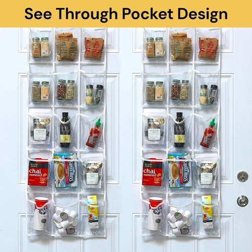 15 Pockets Waterproof Hanging Over the Door Organizer For Accessories Storage AU - Picture 7 of 10