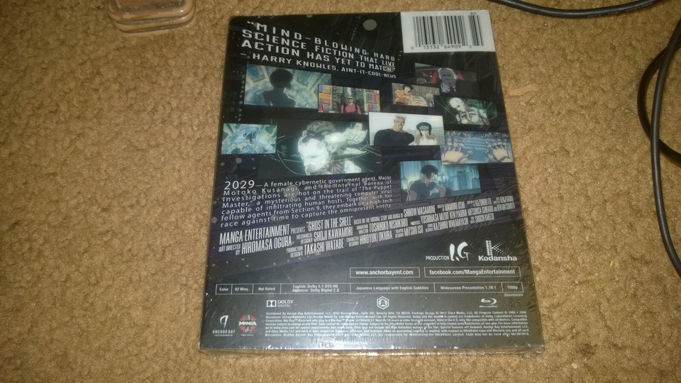 Ghost in the Shell (1995) (Bluray, 1995) Steelbook. 13132649092 eBay