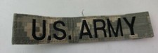 OCP US ARMY Name Tape Patch Military Scorpion Camo Hook Branch ACU Multicam'',