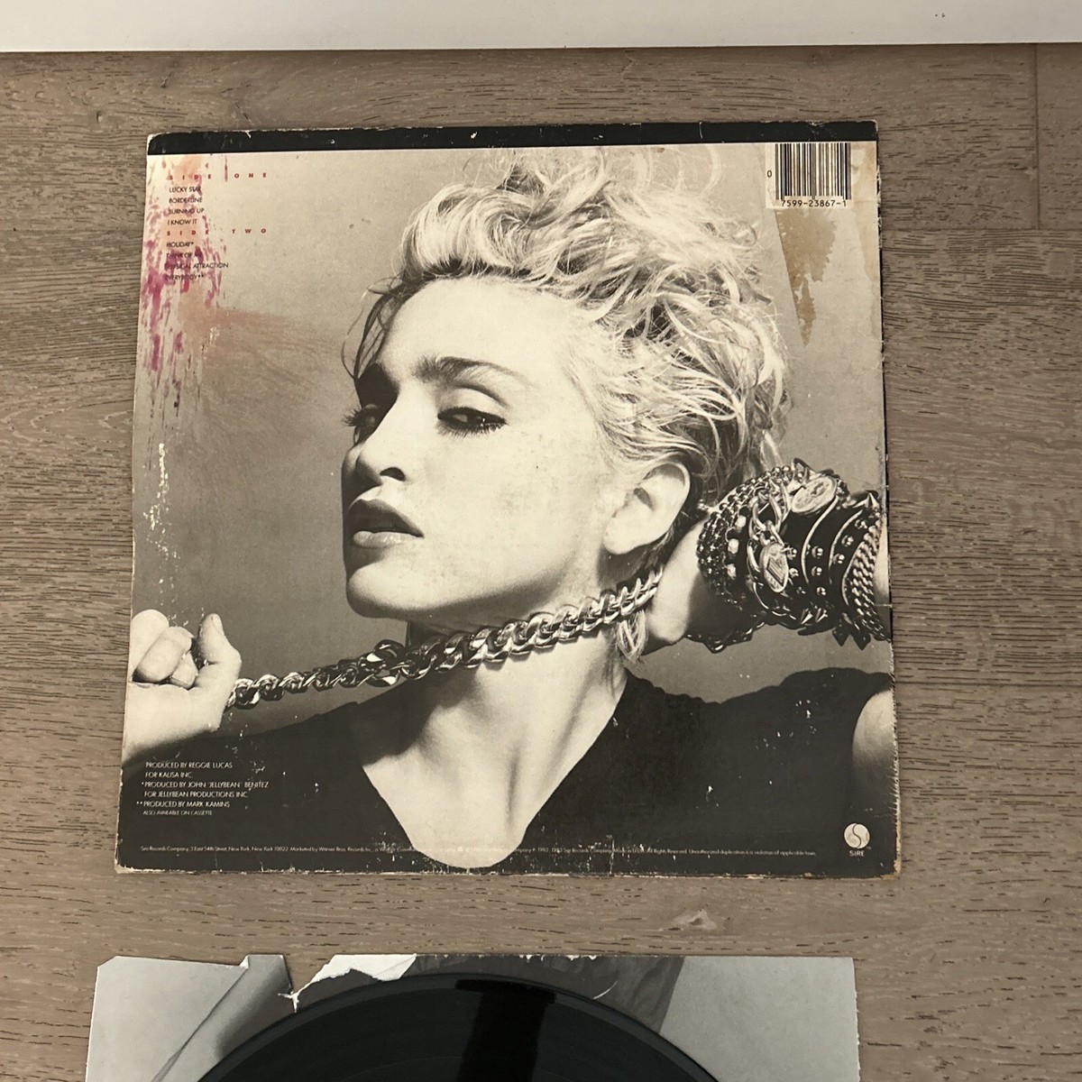 Madonna Self Titled Debut LP - Sire Records 1-23867 1983