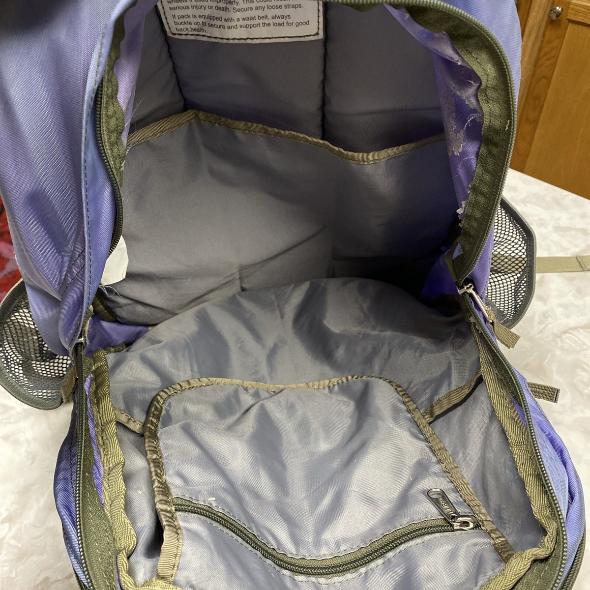 L.L. Bean Vibrant Purple Backpack L.L.Bean Deluxe Flower Print Backpack | Free Shipping at Academy main image 2