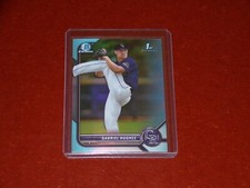 2022 Bowman Chrome Draft Sky Blue Refractors Gabriel Hughes