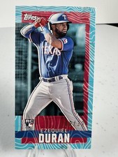 2023 Topps Rip Ezequiel Duran Base Mini Aqual Parallel RC/30