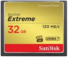 Sandisk Extreme 32GB Compact Flash Card CF Card 120MB/s Full HD Video UDMA7 - Image 2 of 4