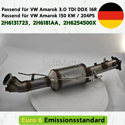 2H6254500X Dieselpartikelfilter DPF für VW Amarok 150 kW/204 PS 3.O TDI DDX 16R
