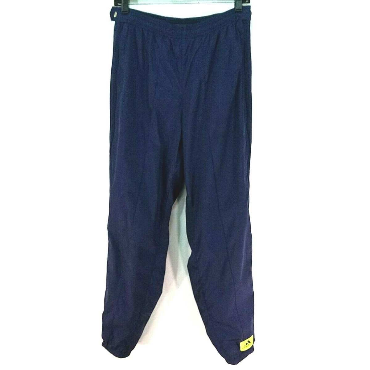 Vtg ADIDAS EQUIPMENT Track Pants/Jogger Navy SIDE ZIP 90s Front