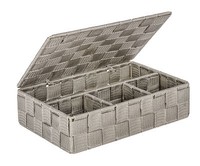 Wenko Aufbewahrungs Korb Adria Taupe Mit Deckel Regal Box Ablagen Bad Ordnung Wc