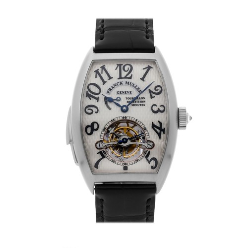 Franck Muller Curvex Tourbillon Imperial Minute Repeater Platinum Watch5850 RM T