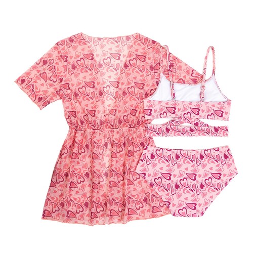Costume da bagno bikini estivo canotta e pantaloncino bambina parco attività nuoto - Foto 4 di 18