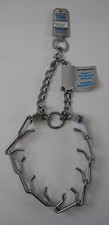 NEW Herm Sprenger Chrome Plated Steel Dog Collar with Short Links/Quick Release